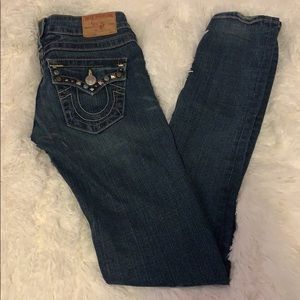 Embellished True Religion Jeans